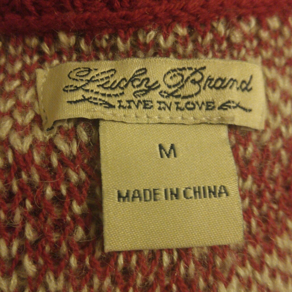 Lucky Brand Tribal Aztec Southwestern Cardigan - Picture 3 of 3